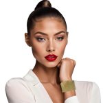 woman handmade bracelet in golden wire woman handmade bracelet in golden wire